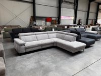 Zehdenick Eckcouch elektrisch Relaxfunktion Federkern Famose ecru grau - Bild 6