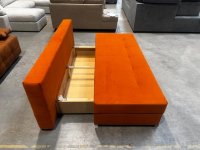 Schlafsofa Federkern mit Bettkasten Orange - Bild 4