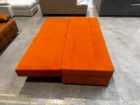 Schlafsofa Federkern mit Bettkasten Orange - Bild 5