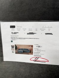 LeGer Home Ecksofa Dunkelgrau Samtoptik Einzelstück - Bild 4