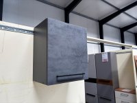 Hängeschrank 50 cm Küchenschrank Grafit Betonoptik Neuware - Bild 1