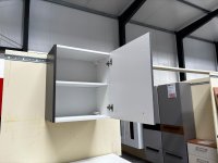 Hängeschrank 50 cm Küchenschrank Grafit Betonoptik Neuware - Bild 2