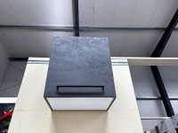 Hängeschrank 50 cm Küchenschrank Grafit Betonoptik Neuware - Bild 4