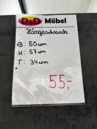 Hängeschrank 50 cm Grafit Betonoptik Neuware - Bild 3