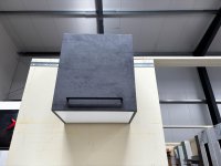 Hängeschrank 50 cm Grafit Betonoptik Neuware - Bild 4