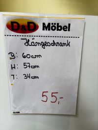 Hängeschrank 60 cm Weiß Matt Neuware - Bild 4