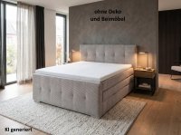 Boxspringbett 160x200 cm mit Topper & 2 Bettkästen - Bild 1