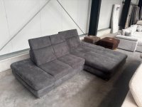 Megapol Ecksofa Grau mit Sitztiefen- & Kopfverstellung - Bild 5