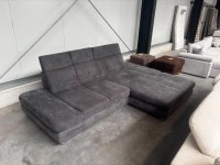 Megapol Ecksofa Grau mit Sitztiefen- & Kopfverstellung - Bild 6