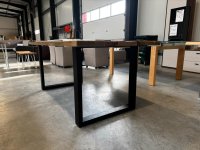 Esstisch Mango Massivholz 180x90 cm Schwarz - Bild 3