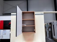 Hängeschrank Badmöbel Wotan-Eiche / Grau Matt NEU - Bild 3