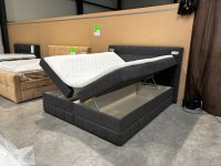 Boxspringbett 180x200 Anthrazit mit Bettkästen & Topper - Bild 2