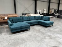 XL Wohnlandschaft U-Form Petrol - NEU & Einzelstück - Bild 2