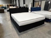Boxspringbett 180x200 cm Anthrazit mit Topper & Matratze H4 - Bild 1
