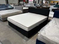 Boxspringbett 180x200 cm Anthrazit mit Topper & Matratze H4 - Bild 4