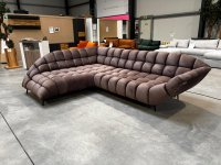 Ecksofa Braun mit motorischem Sitzvorzug - Bild 2
