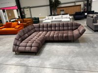 Ecksofa Braun mit motorischem Sitzvorzug - Bild 5