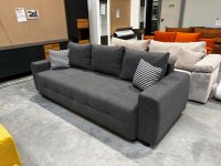 NEU Schlafsofa Federkern & Bettkasten Grau - Bild 1