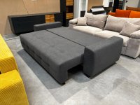 NEU Schlafsofa Federkern & Bettkasten Grau - Bild 3