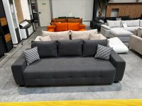 NEU Schlafsofa Federkern & Bettkasten Grau - Bild 5