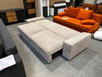 Schlafsofa Federkern mit Bettkasten Cord Cappuccino - Bild 2