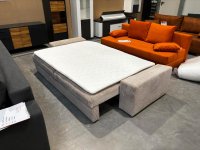 Schlafsofa Federkern mit Bettkasten Cord Cappuccino - Bild 3