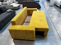 Schlafsofa Gelb mit Federkern & Bettkasten - Bild 6