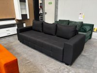 Schlafsofa Anthrazit mit Federkern & Bettkasten - Bild 1