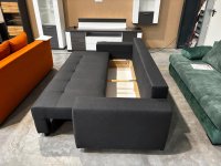 Schlafsofa Anthrazit mit Federkern & Bettkasten - Bild 4