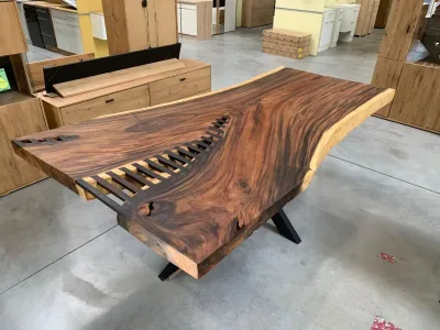 Esstisch Suarholz massiv 225x130x82 cm geölt