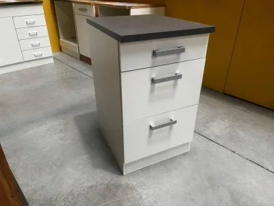 Küchenschrank Schubladenschrank weiß 50x60x85 cm