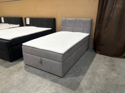 Boxspringbett 120x200 mit Bettkasten & Topper