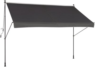 Klemmmarkise 300x150 cm Anthrazit