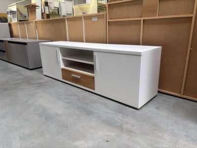 TV-Lowboard Voss Möbel - Softclose - Weiß Matt
