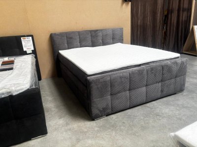 Boxspringbett 180x200 cm mit Topper & 2 Bettkästen