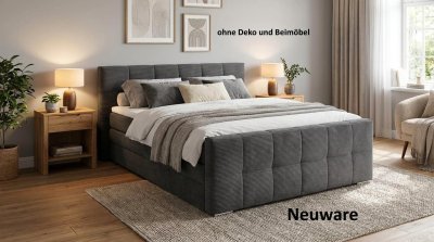 Boxspringbett 180x200 mit 2x Bettkasten