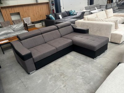 Ecksofa mit Schlaffunktion und Bettkasten