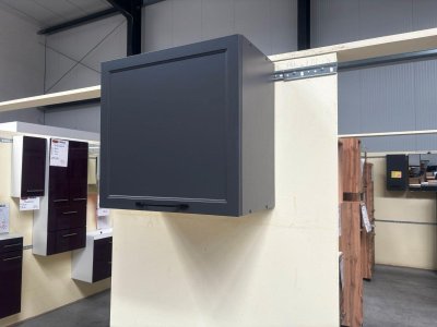 Hängeschrank Küche 60 cm Grau Matt MDF Front