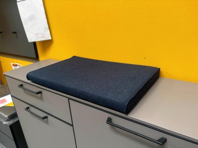 Voss Möbel Sitzkissen Webstoff Jeansblau 60x38 cm