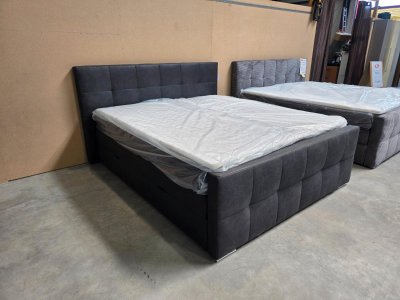 Boxspringbett 180x200 cm mit 2 Bettkästen & Topper
