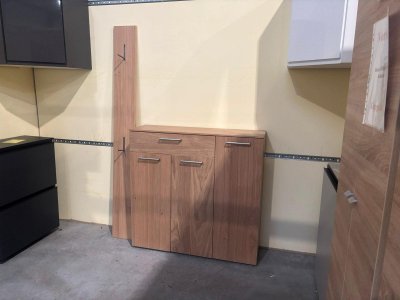 Garderobenset 2-tlg. Eiche Bianco Softclose Wittenbreder