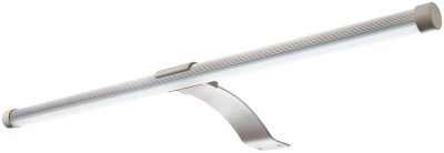 LED-Aufsatzleuchte 40 cm Silber mit Schalter & Steckdose