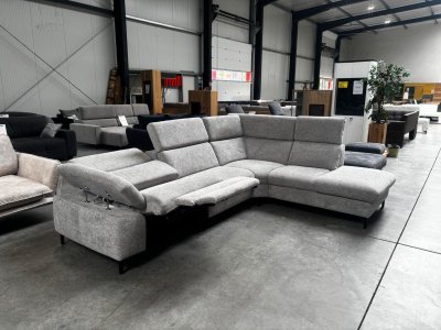 Zehdenick Eckcouch mit elektr. Relaxfunktion, Federkern