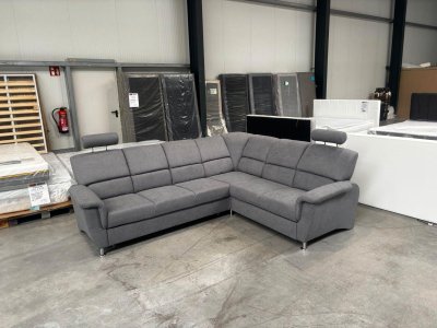Schlafsofa Eckcouch mit 2 Relaxecken & Bettkasten