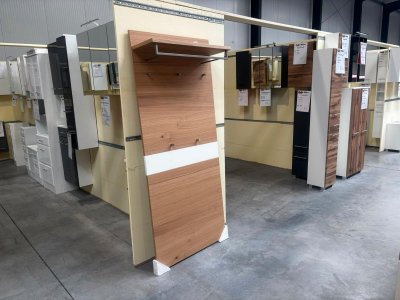 Voss Garderobenpaneel Balkaneiche/Eiche Bianco 80x183 cm