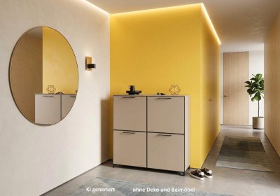 Voss Dielenschrank Fango/Anthrazit 125 cm NEU