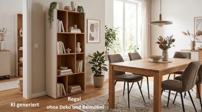 Regal Kaschmir Eiche furniert mit LED
