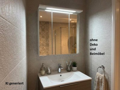 Spiegelschrank 60 cm mit LED-Lampe & Steckdose