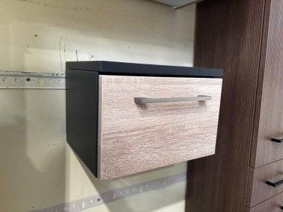 Hängeschrank Flurmöbel Anthrazit/Eiche Sonoma NEU